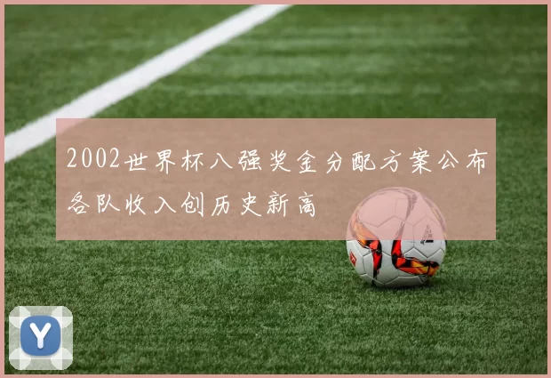2002世界杯八强奖金分配方案公布各队收入创历史新高